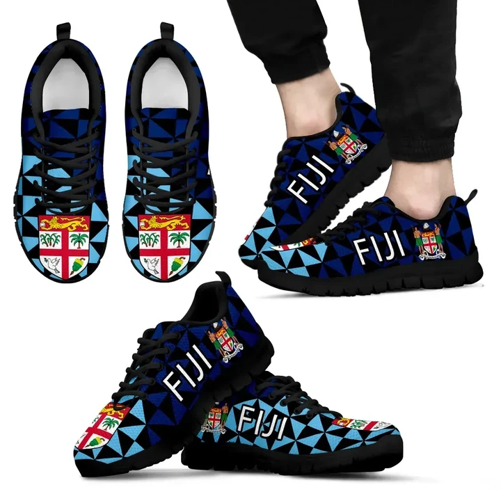 Fiji Polynesian Sneakers Coat Of Arms