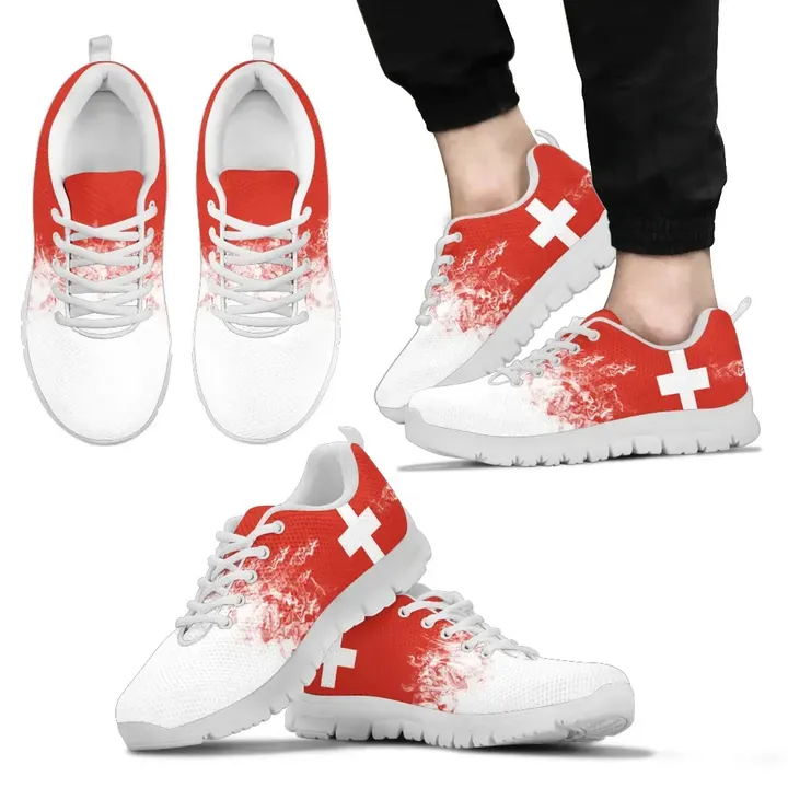 Switzerland Flag Sneakers