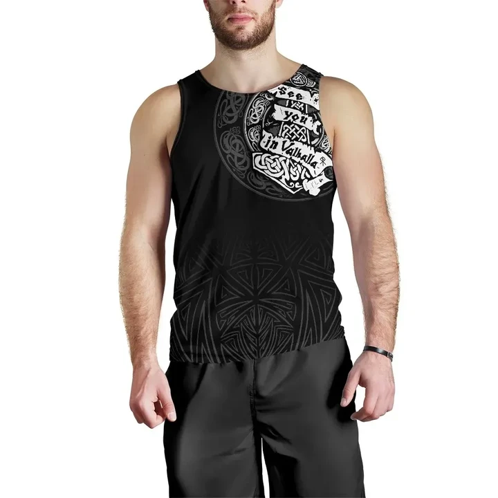 Viking Men's Tank Top , See You In Valhalla