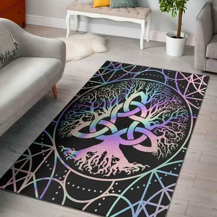 Celtic Wicca Area Rug - Wicca Tree of Life