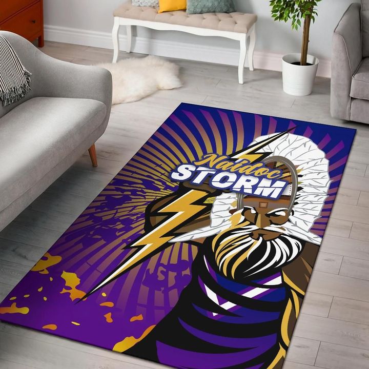 Storm Naidoc Week Area Rug Indigenous Style A