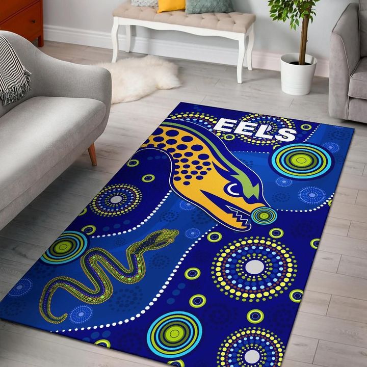 Eels Indigenous Area Rug Competitive A
