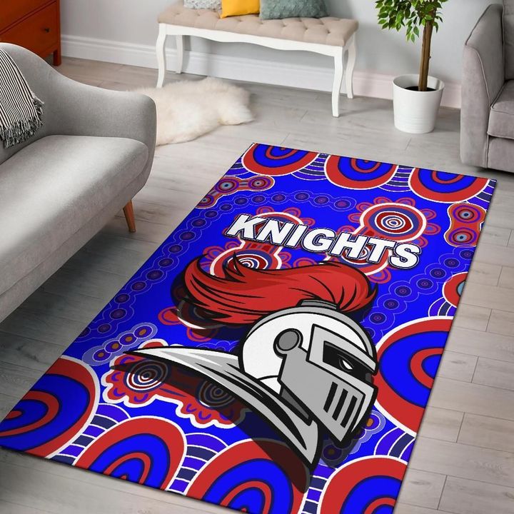 Newcastle Knights Area Rug Indigenous A