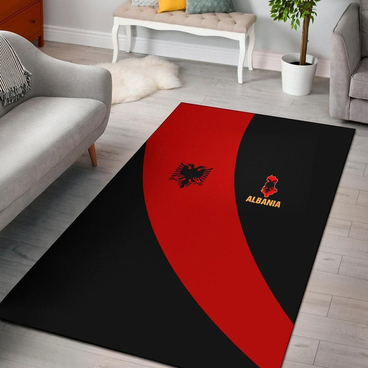 Albania Area Rug Special Flag