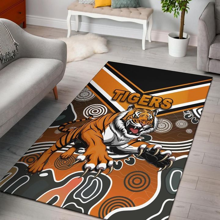 Wests Area Rug Tigers Indigenous A