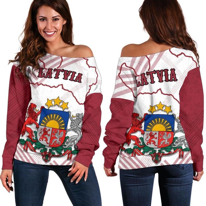 Latvia Off Shoulder Sweater