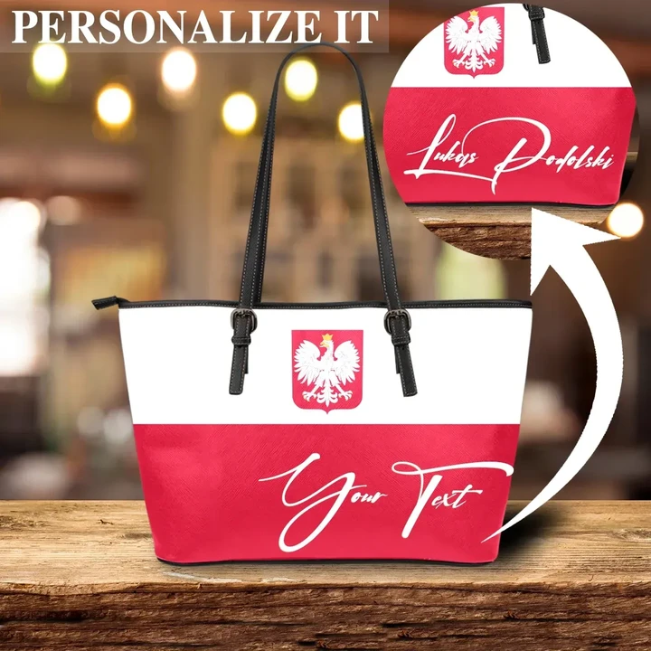 (Custom) Poland Leather Tote Bag Personal Signature