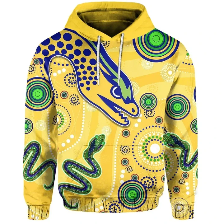 Eels Indigenous Hoodie Competitive Version Gold A7