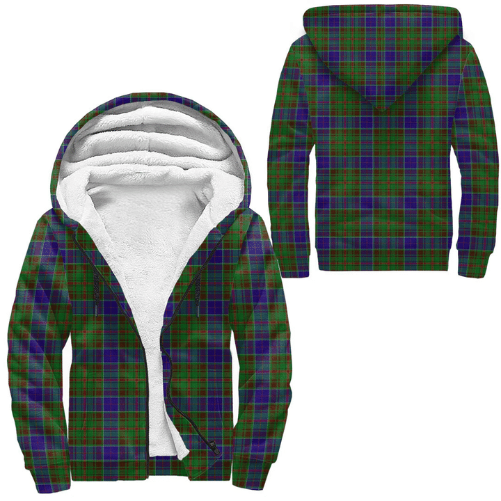 1stScotland Clothing - Adam Tartan Sherpa Hoodie A7 | 1stScotland.com