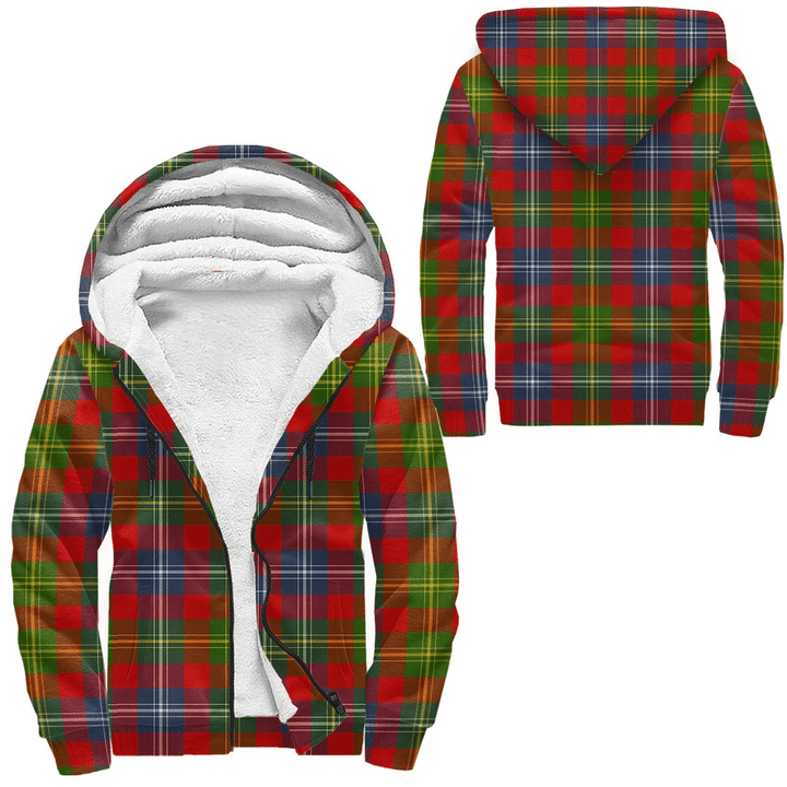 1stScotland Clothing - Forrester Tartan Sherpa Hoodie A7 | 1stScotland.com