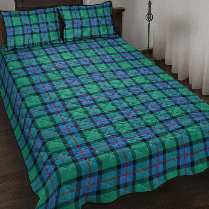 1sttheworld Bed Set - Flower Of Scotland Tartan Quilt Bed Set A7 | 1sttheworld.com