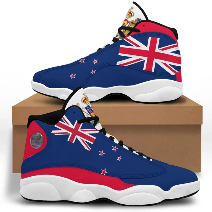 New Zealand High Top Sneakers Shoes (Women's/Men's) , Special Flag ,