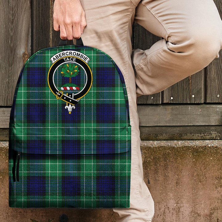 1sttheworld Backpack - Abercrombie Clan Tartan Crest Backpack A7 | 1sttheworld.com