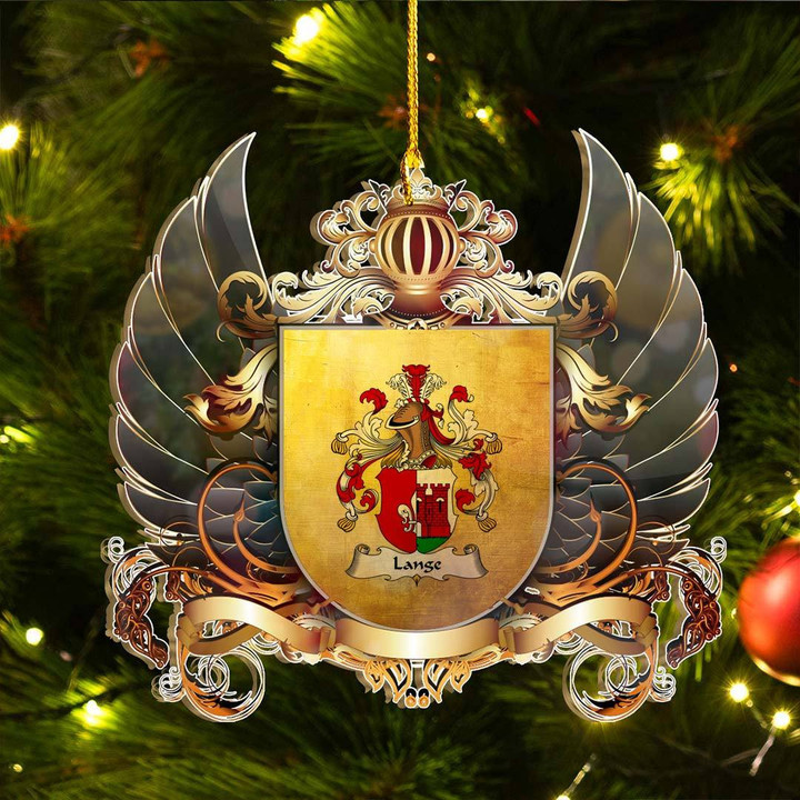 1sttheworld Germany Ornament - Lange German Family Crest Christmas Ornament A7 | 1stScotland.com