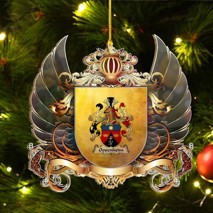 1sttheworld Germany Ornament - Oppenheim German Family Crest Christmas Ornament A7 | 1stScotland.com