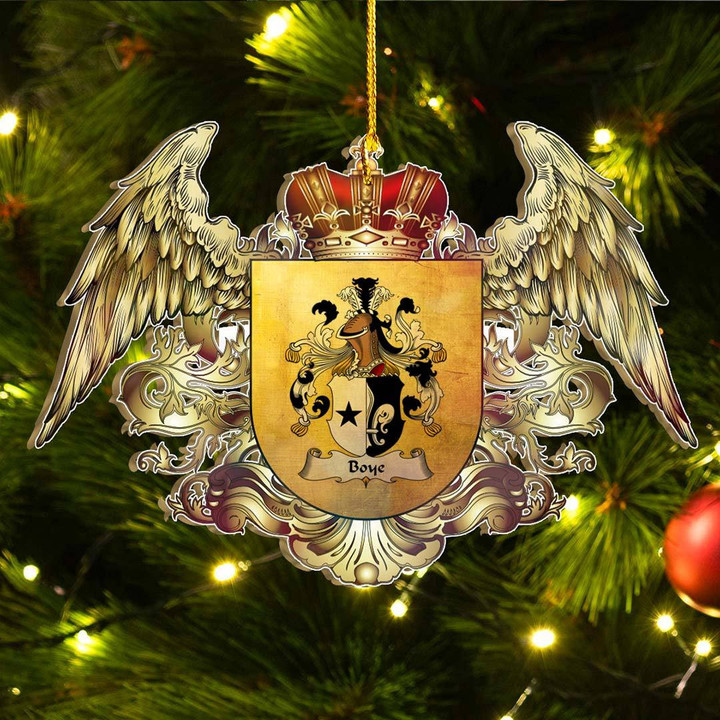1sttheworld Germany Ornament - Boye German Family Crest Christmas Ornament - Royal Shield A7 | 1stScotland.com