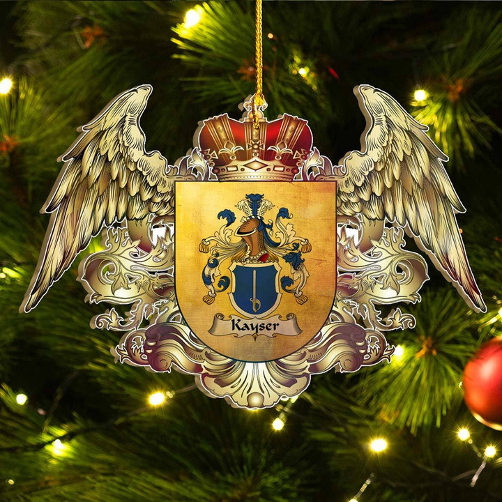 1sttheworld Germany Ornament - Kayser German Family Crest Christmas Ornament - Royal Shield A7 | 1stScotland.com