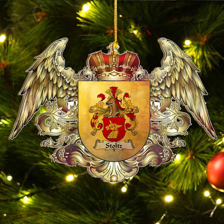 1sttheworld Germany Ornament - Stoltz German Family Crest Christmas Ornament - Royal Shield A7 | 1stScotland.com