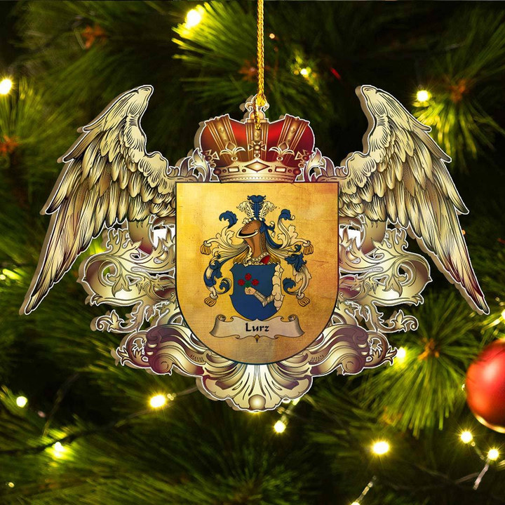 1sttheworld Germany Ornament - Lurz German Family Crest Christmas Ornament - Royal Shield A7 | 1stScotland.com