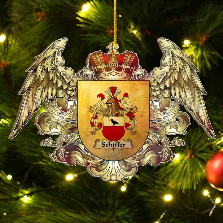 1sttheworld Germany Ornament - Schiffer German Family Crest Christmas Ornament - Royal Shield A7 | 1stScotland.com