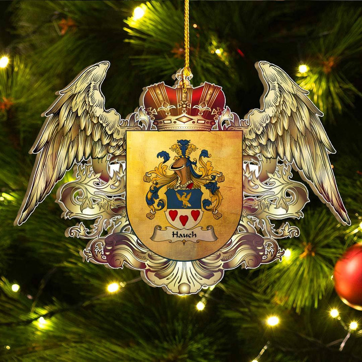 1sttheworld Germany Ornament - Hauch German Family Crest Christmas Ornament - Royal Shield A7 | 1stScotland.com