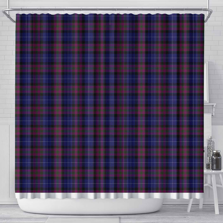 1sttheworld Shower Curtain - Pride Of Scotland Tartan Shower Curtain A7 | 1sttheworld.com