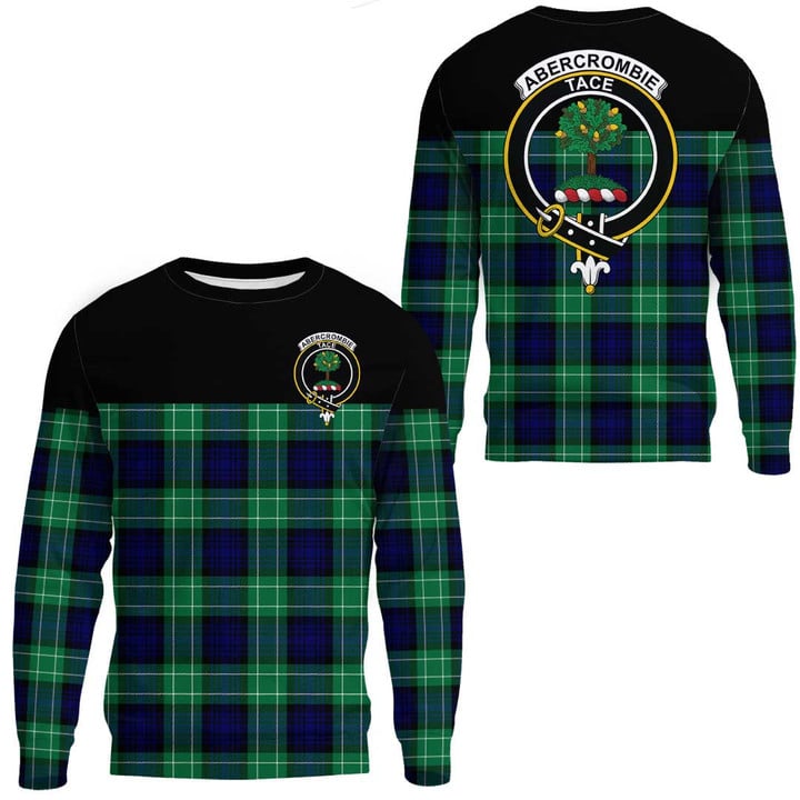 1sttheworld Clothing - Abercrombie Clan Tartan Crest Sweatshirt Special Version A7 | 1sttheworld