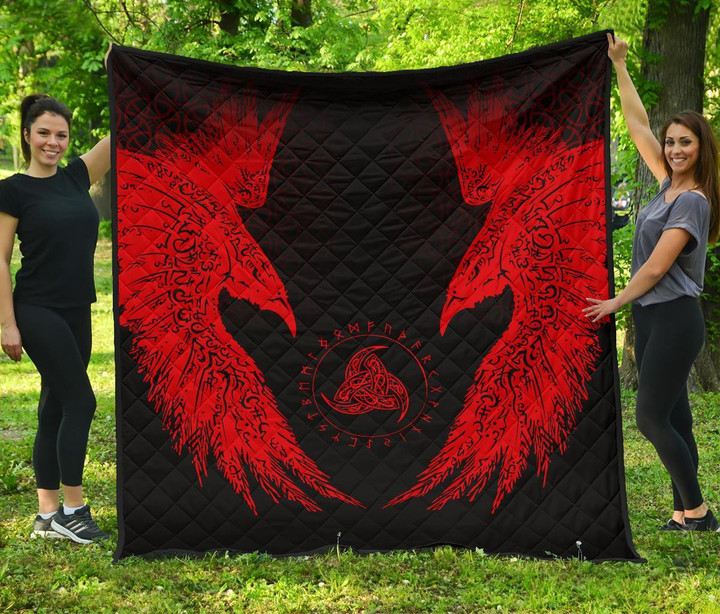 Vikings Quilt Muninn | Exclusively at 1sttheworld.co