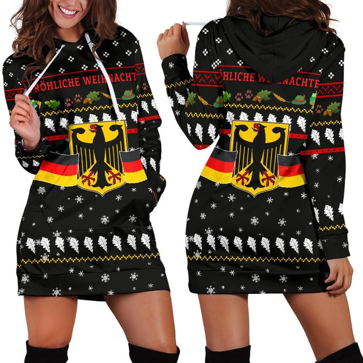 Germany Christmas Hoodie Dress TH5 | 1sttheworld.com
