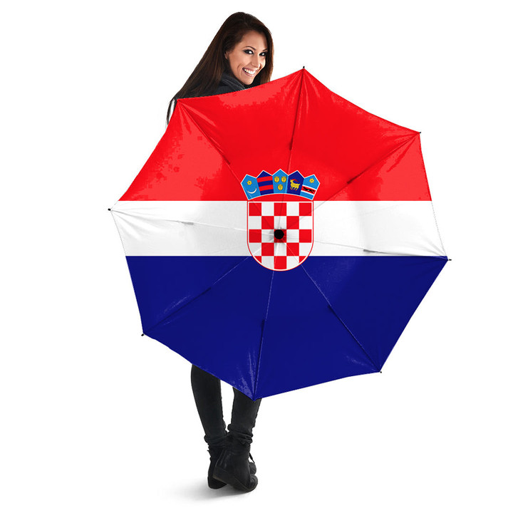 1sttheworld Umbrella - Flag of Croatia Umbrella A7 | 1sttheworld