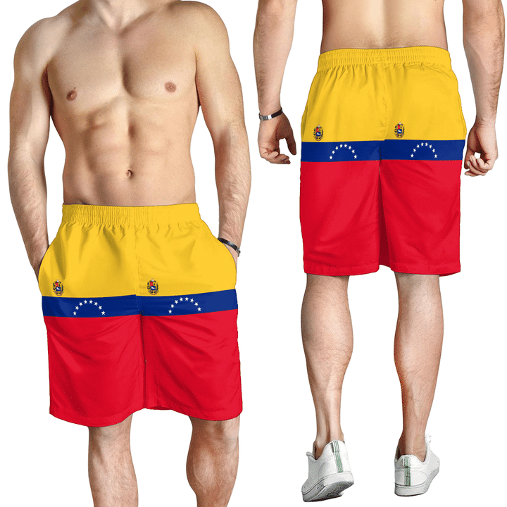 1sttheworld Men's Short - Flag of Venezuela Men's Short A7 | 1sttheworld