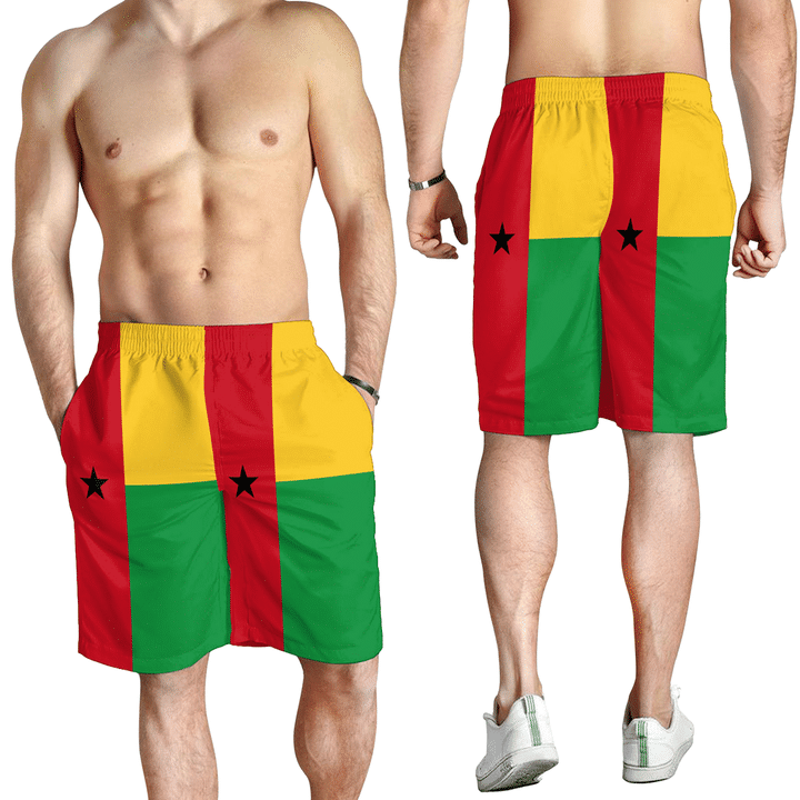 1sttheworld Men's Short - Flag of Guinea Bissau Men's Short A7 | 1sttheworld