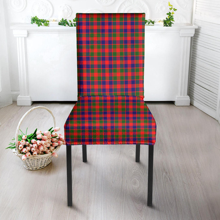 1sttheworld Dining Chair Slip Cover - Gow Modern Tartan Dining Chair Slip Cover A7 | 1sttheworld