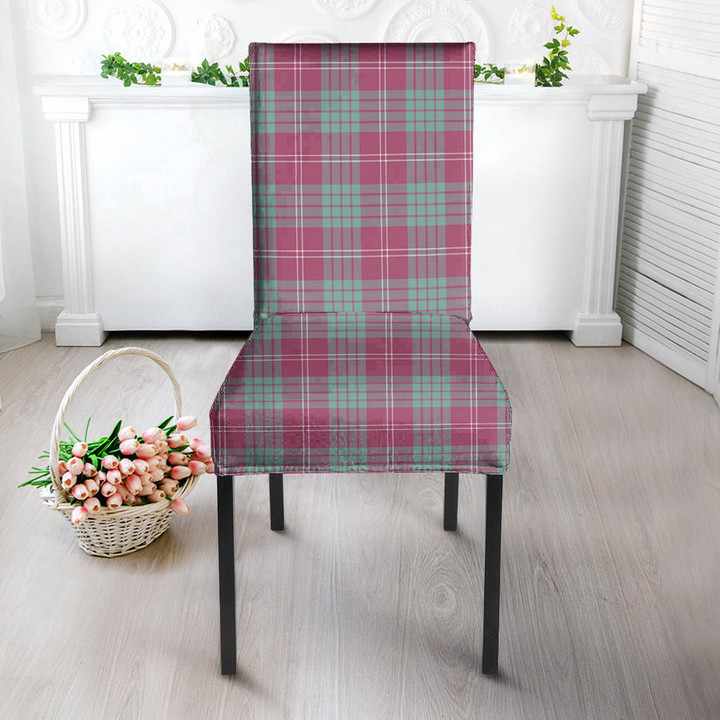 1sttheworld Dining Chair Slip Cover - Crawford Ancient Tartan Dining Chair Slip Cover A7 | 1sttheworld