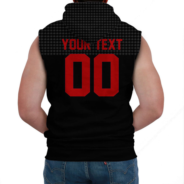 1sttheworld Clothing - (Custom) Canada Team Hockey Jersey Style - New - Sleeveless Hoodie A7 | 1sttheworld