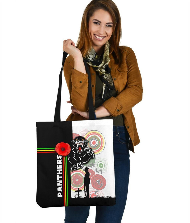 Penrith Panthers Tote Bag Anzac Day Power Style