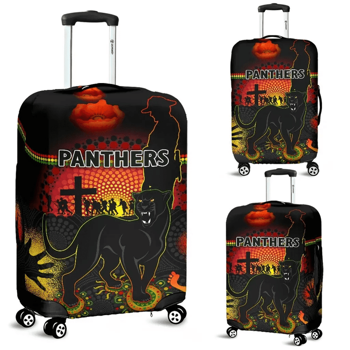Penrith Luggage Covers Indigenous Panthers Anzac Day Lest We Forget A7