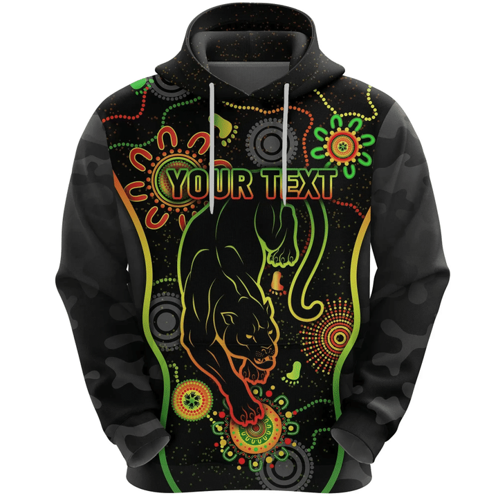 (Custom Personalised) Penrith Panthers Hoodie Anzac Day Unique Indigenous