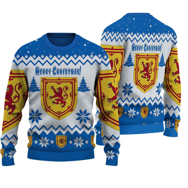 1sttheworld Clothing - Scotland Knitted Sweater Christmas A35