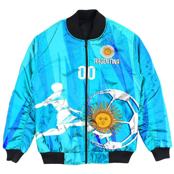 1sttheworld Clothing - (Custom) Argentina Football Fan - Bomber Jackets A7 | 1sttheworld