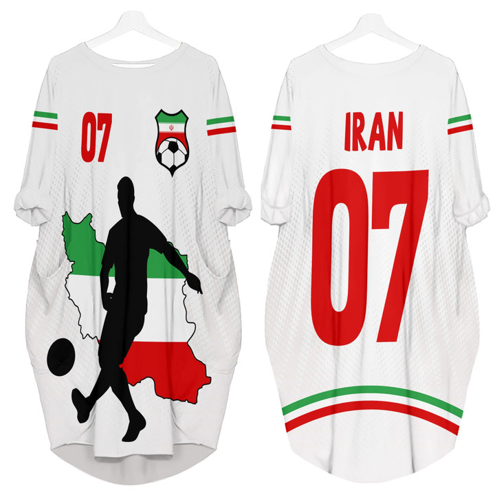 1sttheworld Clothing - Mexico Soccer Jersey Style Violet - Batwing Pocket Dress A95 | 1sttheworld