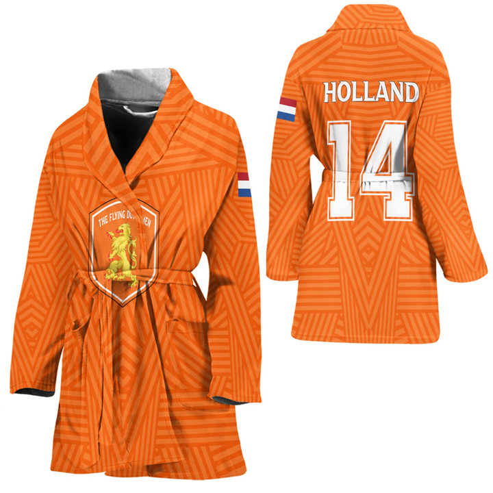 1sttheworld Clothing - Netherlands Soccer Jersey Style - Bath Robe A95 | 1sttheworld