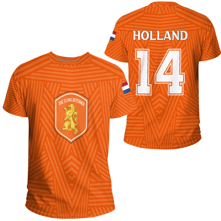 1sttheworld Clothing - Netherlands Soccer Jersey Style - T-shirt A95 | 1sttheworld