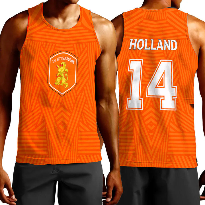 1sttheworld Clothing - Netherlands Soccer Jersey Style - Tank Top A95 | 1sttheworld