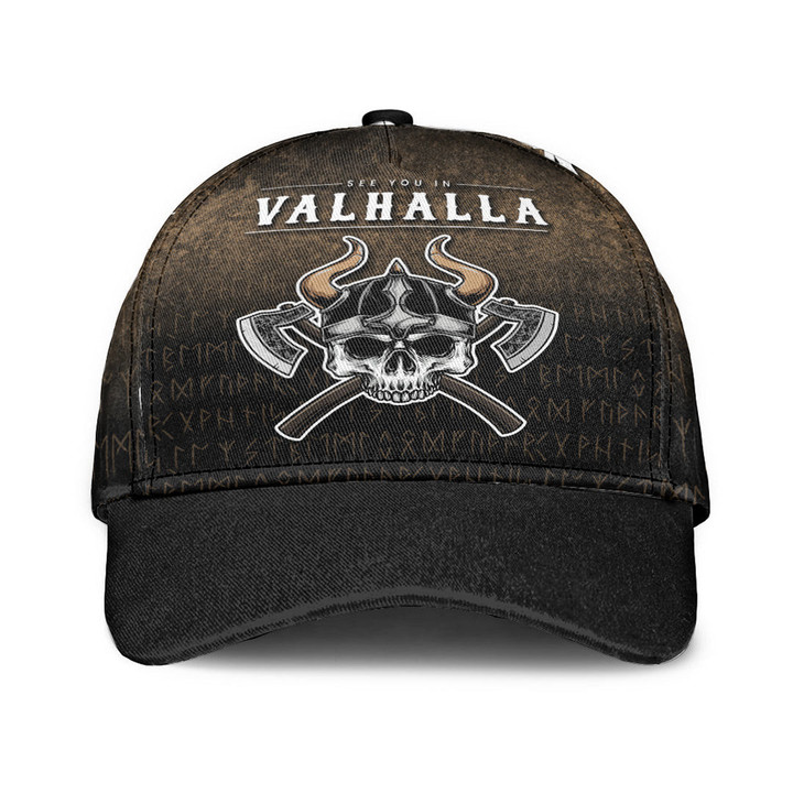 1sttheworld Classic Cap - See You In Valhalla Vikings Nordic Classic Cap A7