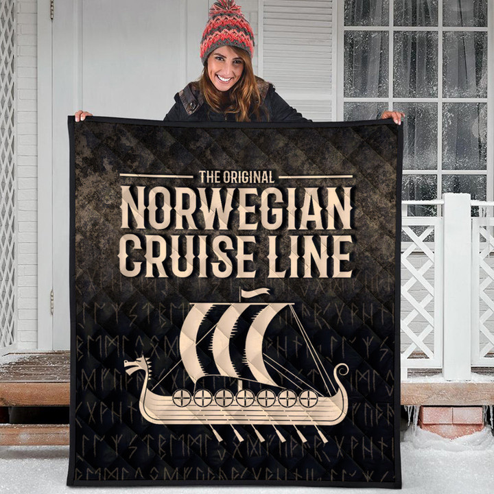 1sttheworld Quilt - Norwegian Cruise Line Vikings Quilt A7