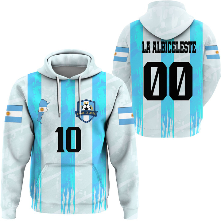 Argentina Football Hoodie A31 | 1sttheworld