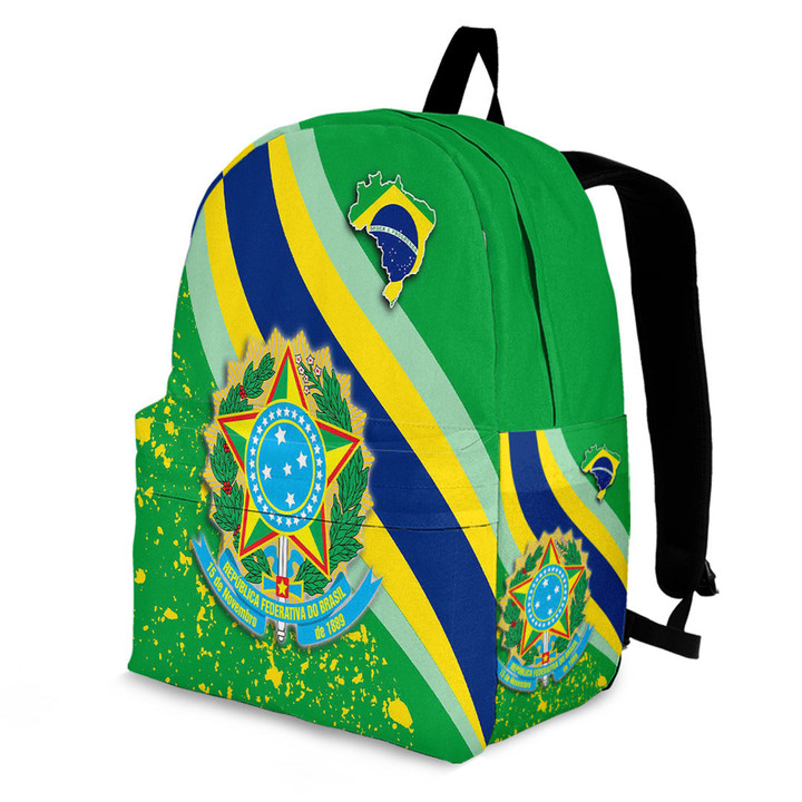 1sttheworld Backpack - Brazil Special Flag Backpack | africazone.store
