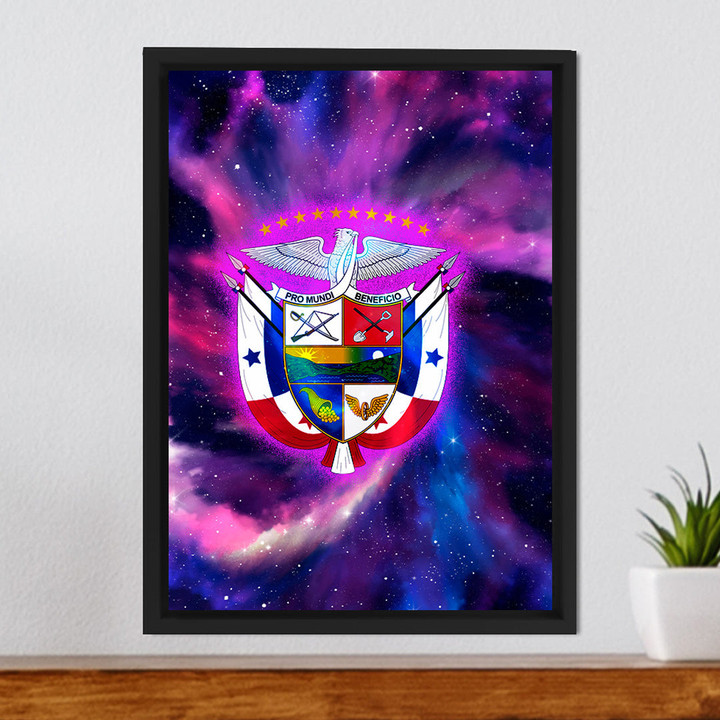 1sttheworld Canvas - Panama Framed Wrapped Canvas - Galaxy Style A7 | 1sttheworld