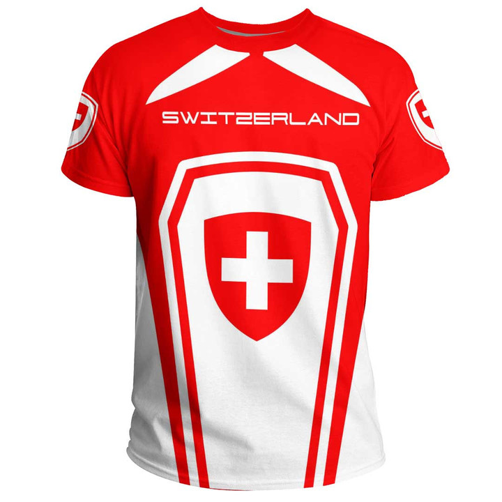 1sttheworld Clothing - Switzerland Formula One T-shirt A35
